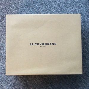 Lucky Brand Suede leather ankle bootie - Tan/Camel